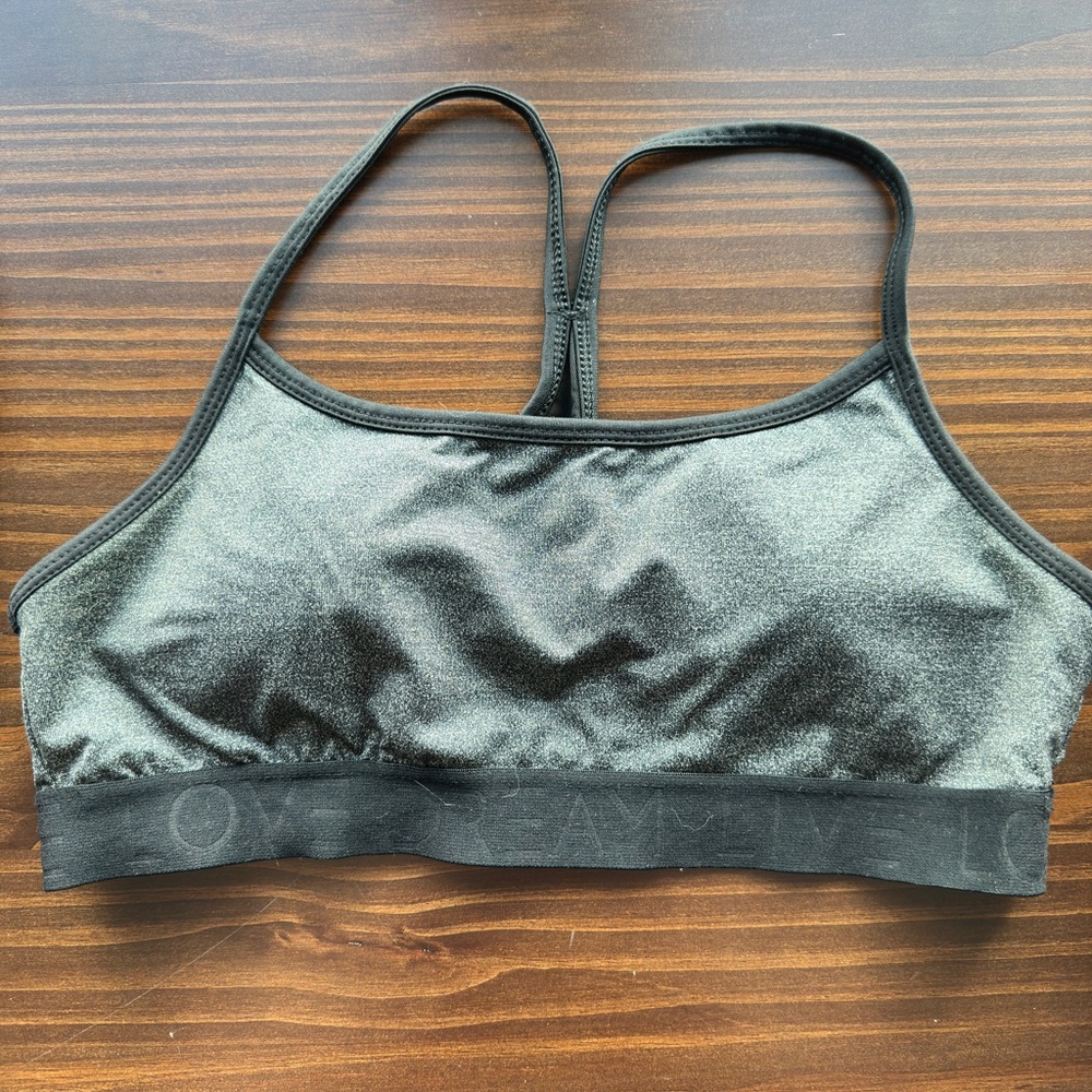 Women's Gray Sports Bra